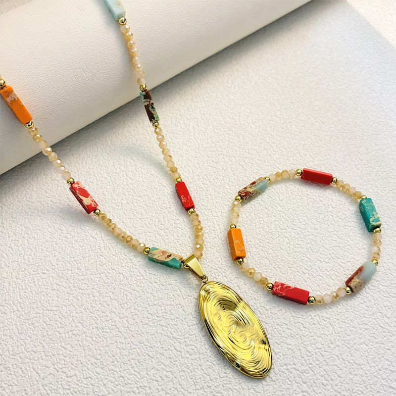 Стальной комплект бижутерии CJP77611 Стальной комплект бижутерии CJP77611