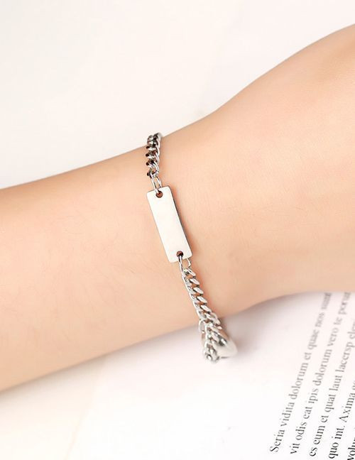 Парные браслеты городская эстетика с пластиной для гравировки Парные браслеты городская эстетика с пластиной для гравировки