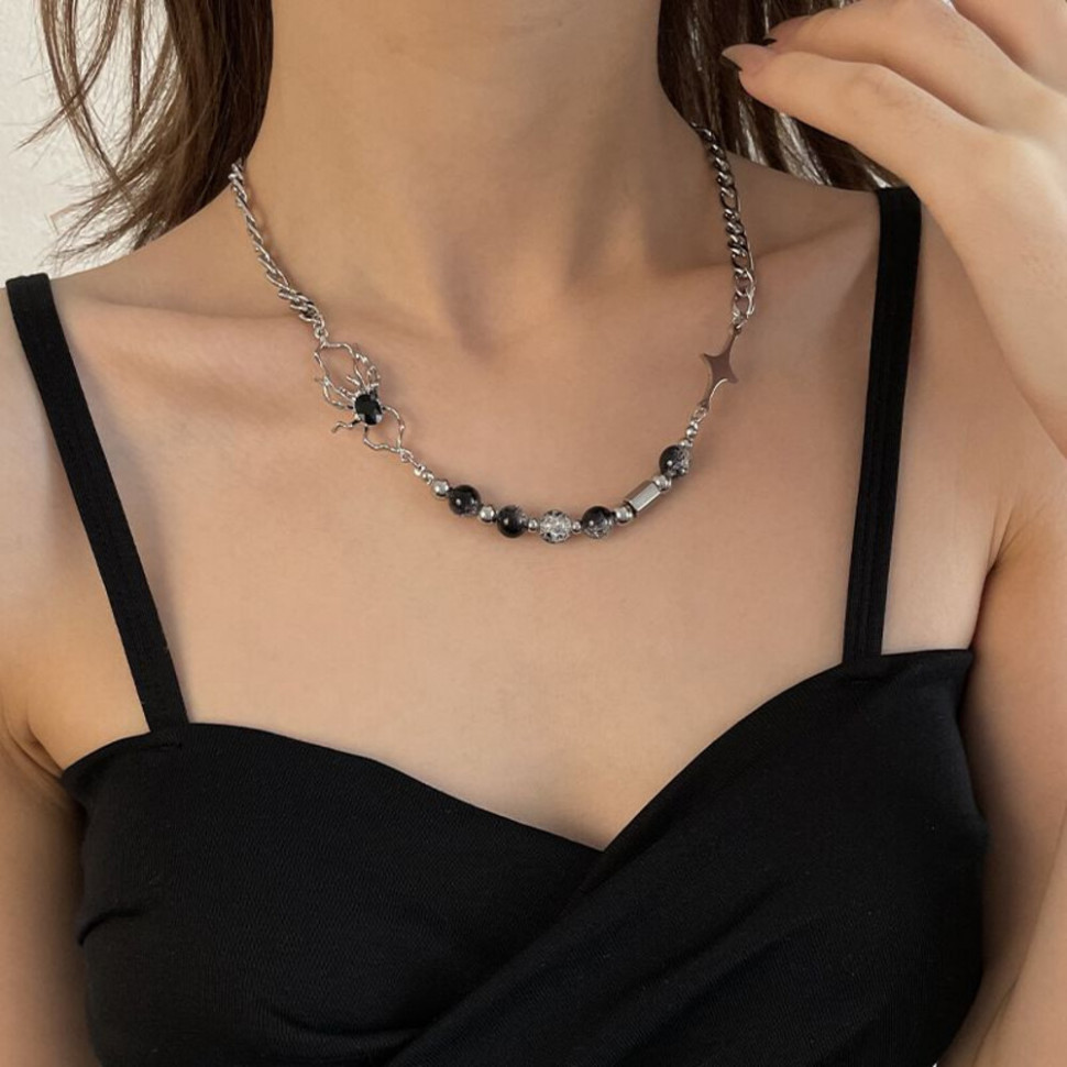 Колье из стали CJH56289