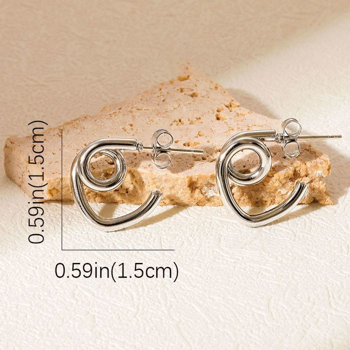 Серьги сталь CJM68538 Серьги сталь CJM68538