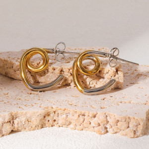 Серьги сталь CJM68538 Серьги сталь CJM68538