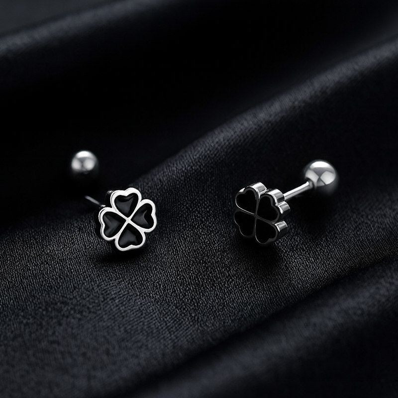 Серьги-гвоздики медь напыление платиной 1J12428CJJ