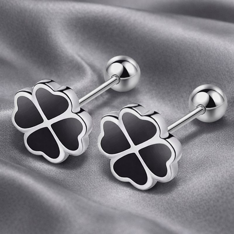 Серьги-гвоздики медь напыление платиной 1J12428CJJ