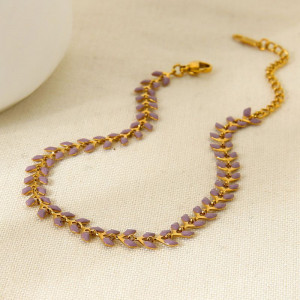 Браслет-цепочка с дорожкой из мелких жемчужин CJP79971 Браслет-цепочка с дорожкой из мелких жемчужин CJP79971