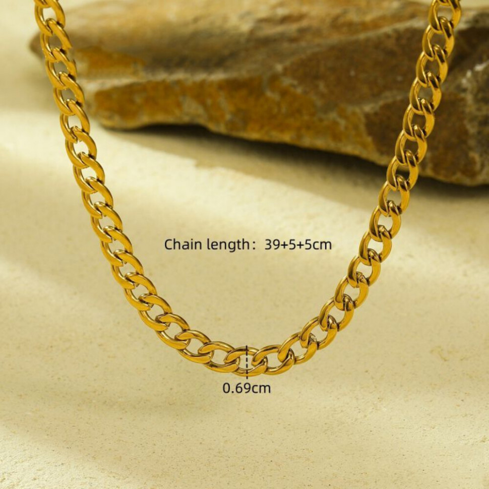 Колье из стали CJH53090