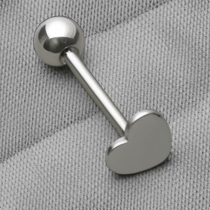 Пирсинг медицинская сталь сердце J11618CJJ Пирсинг медицинская сталь сердце J11618CJJ