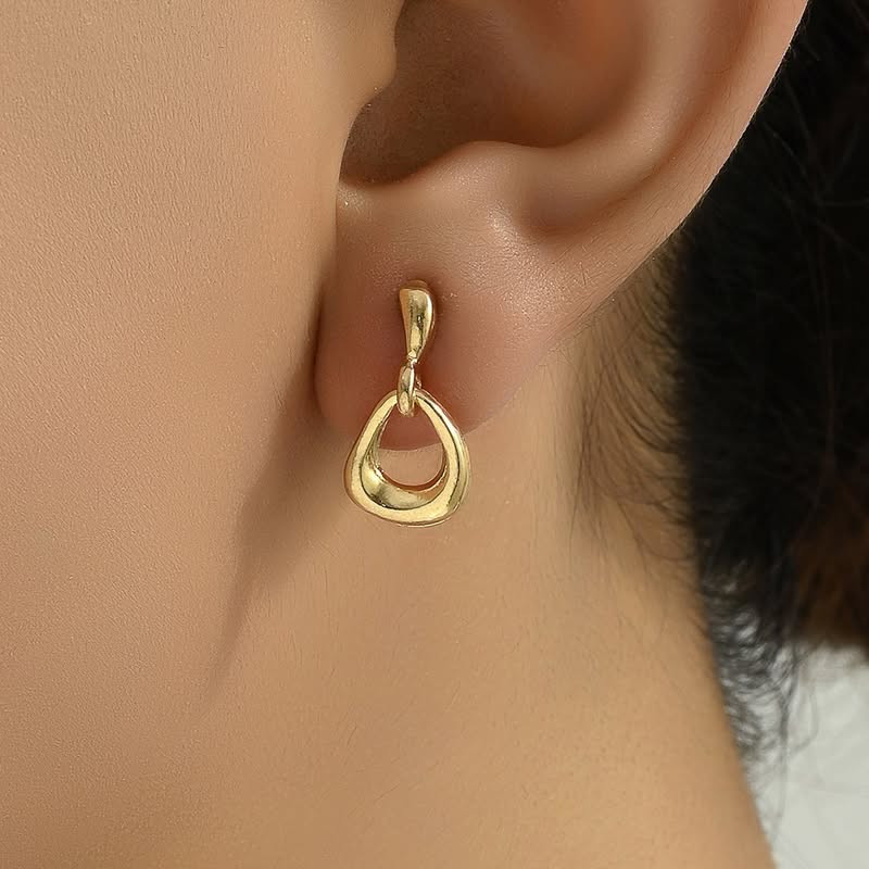 Серьги медь с напылением золотом J11596CJJ Серьги медь с напылением золотом J11596CJJ