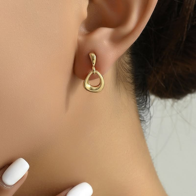 Серьги медь с напылением золотом J11596CJJ Серьги медь с напылением золотом J11596CJJ