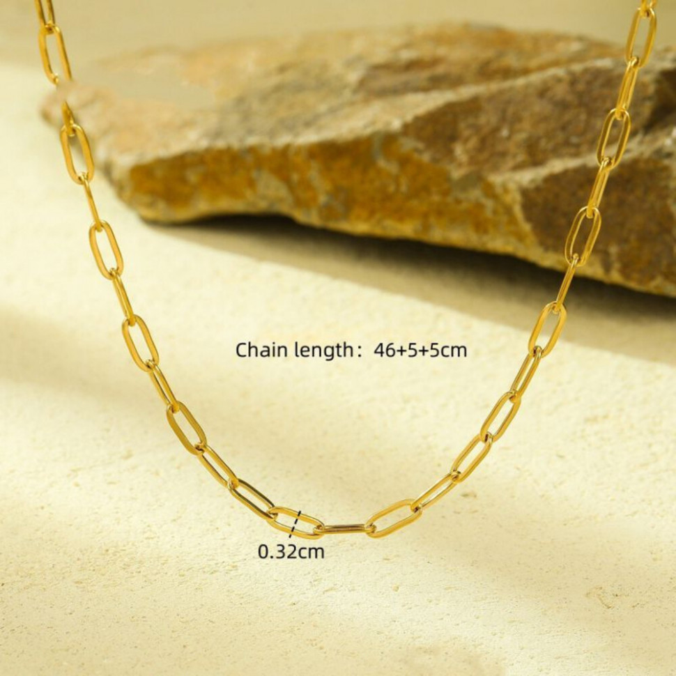 Колье из стали CJH52941