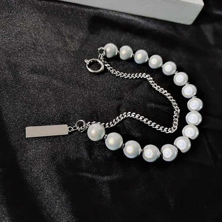 Браслет классический жемчуг с удлиняющей цепочкой J10772CJJ Браслет классический жемчуг с удлиняющей цепочкой J10772CJJ