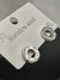 Серьги медицинская сталь J10880CJJ Серьги медицинская сталь J10880CJJ