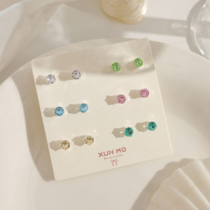 Набор серег циркон ювелирный сплав 1J12316CJJ