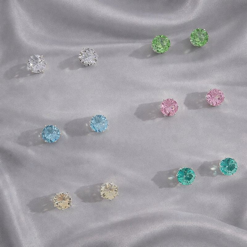 Набор серег циркон ювелирный сплав 1J12316CJJ Набор серег циркон ювелирный сплав 1J12316CJJ