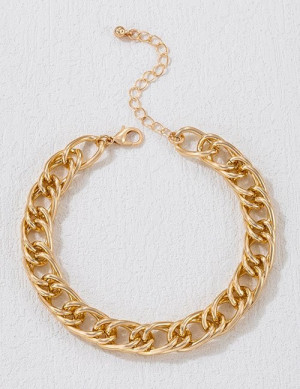 Браслет на ногу из крупных звеньев Z15787