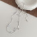 Тонкая длинная цепочка с кристальными каплями CJG45136 Тонкая длинная цепочка с кристальными каплями CJG45136