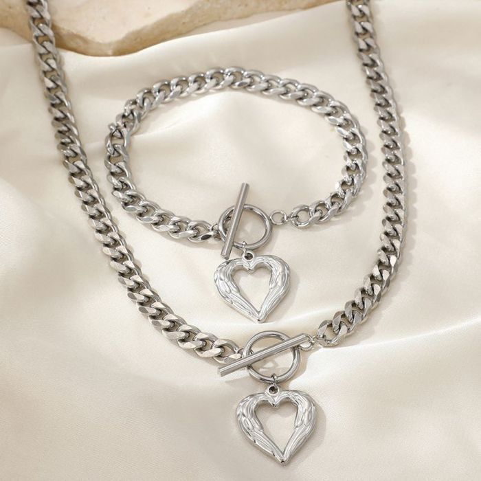 Стальной комплект бижутерии CJM32871 Стальной комплект бижутерии CJM32871