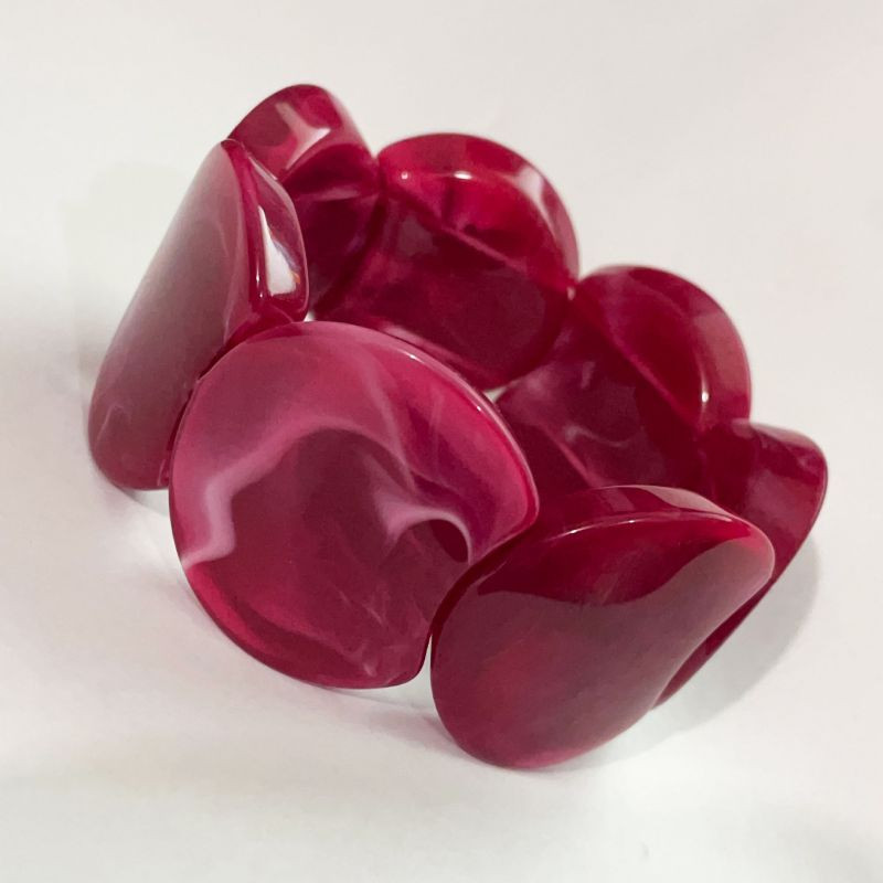 Браслет жесткий комбинированный с имитацией дерева и металла CJR57069