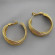 Серьги конго медь напыление золотом 1J12109CJJ