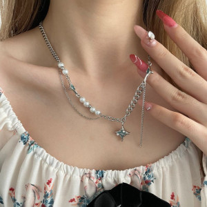 Колье из стали CJH56284