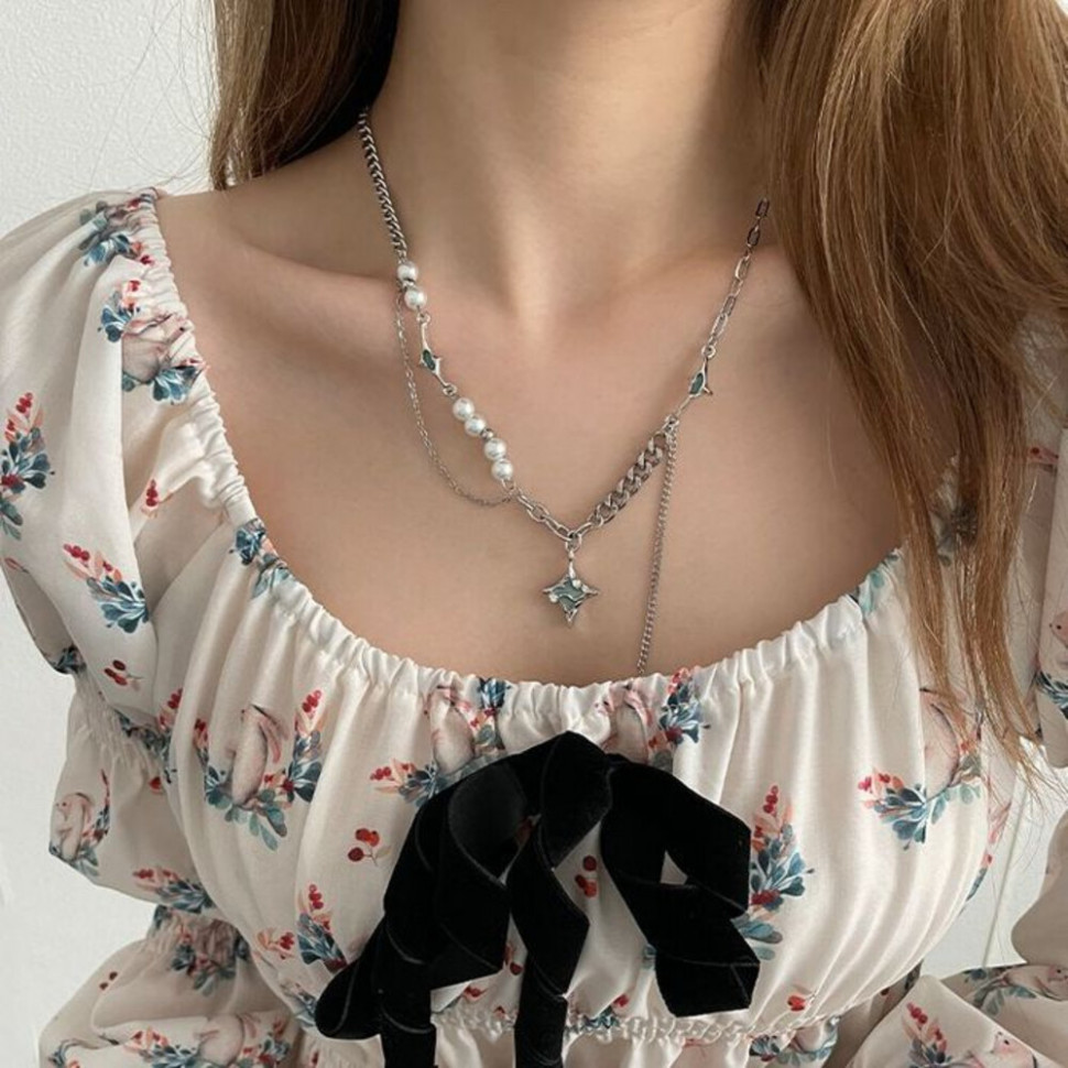 Колье из стали CJH56284