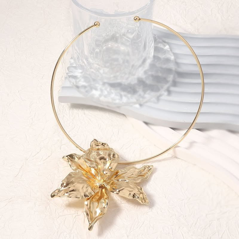 Чокер ювелирный сплав цветок 1J11764CJJ Чокер ювелирный сплав цветок 1J11764CJJ