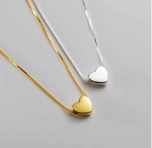 Колье медицинская сталь сердце J11623CJJ Колье медицинская сталь сердце J11623CJJ