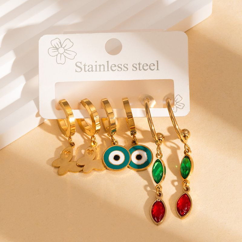 Стальной комплект бижутерии CJN43063 Стальной комплект бижутерии CJN43063