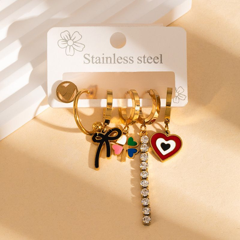 Стальной комплект бижутерии CJN43063