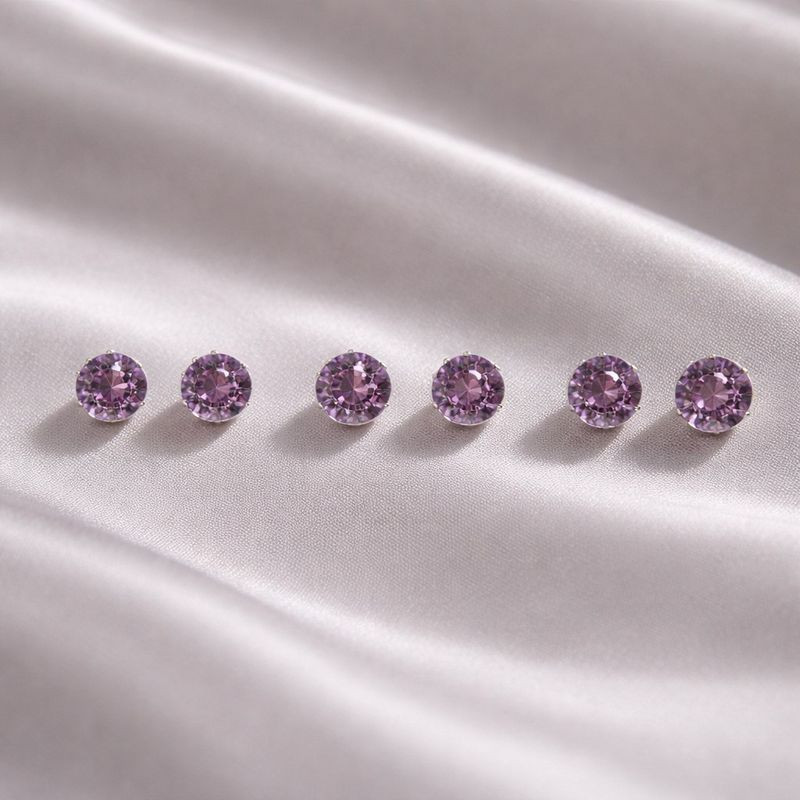 Набор серег циркон ювелирный сплав 1J12318CJJ