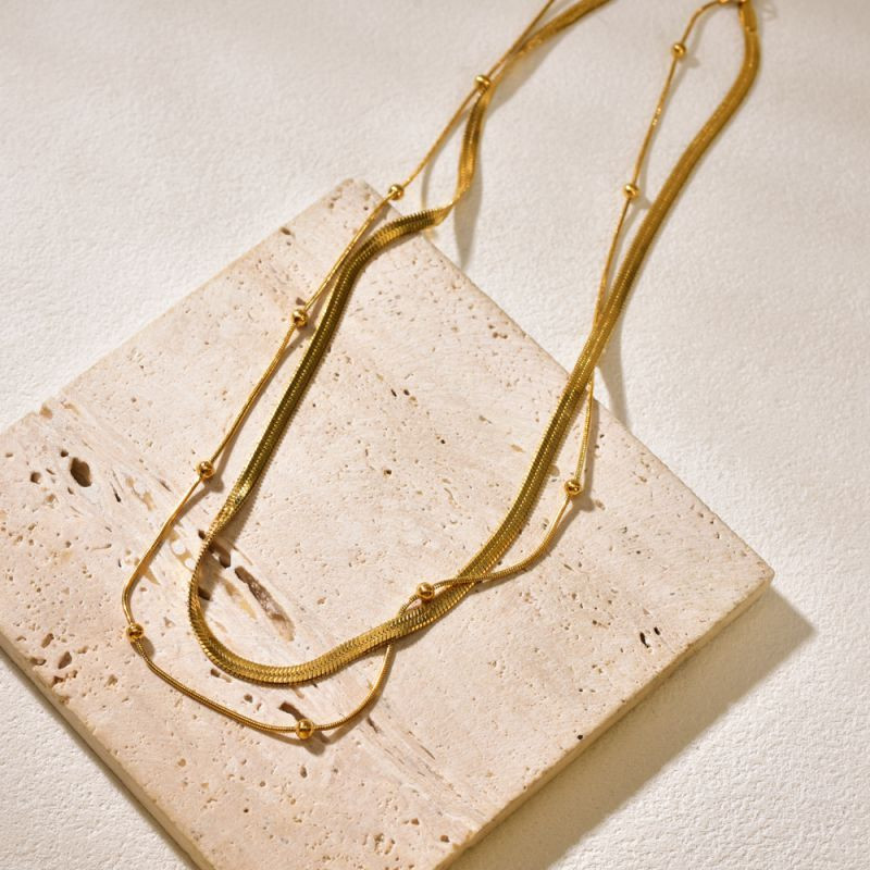 Колье из стали CJP75744