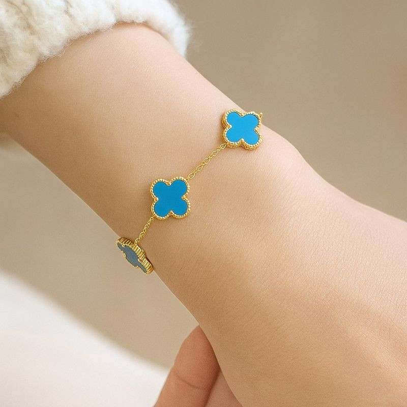 Браслет из титановой стали напыление золотом 1J12037CJJ