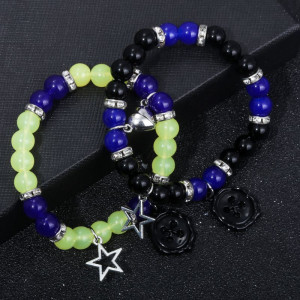 Парные браслеты небесное сияние со звездным декором CJH39524