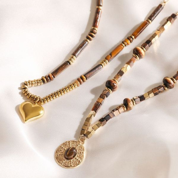 Колье из стали CJL92019