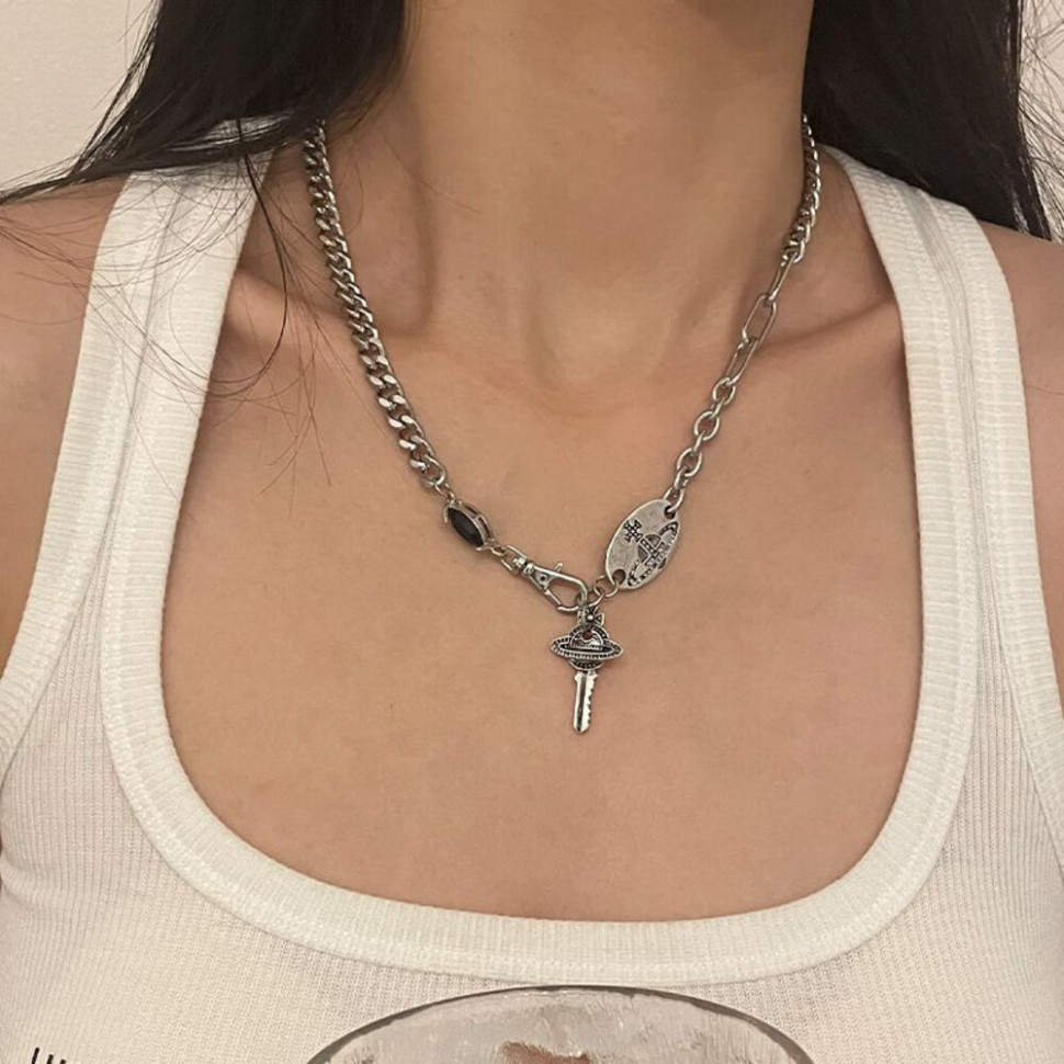 Колье из стали CJH67759