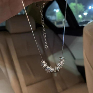 Цепочка с декоративными узлами из металлической проволоки J10796CJJ