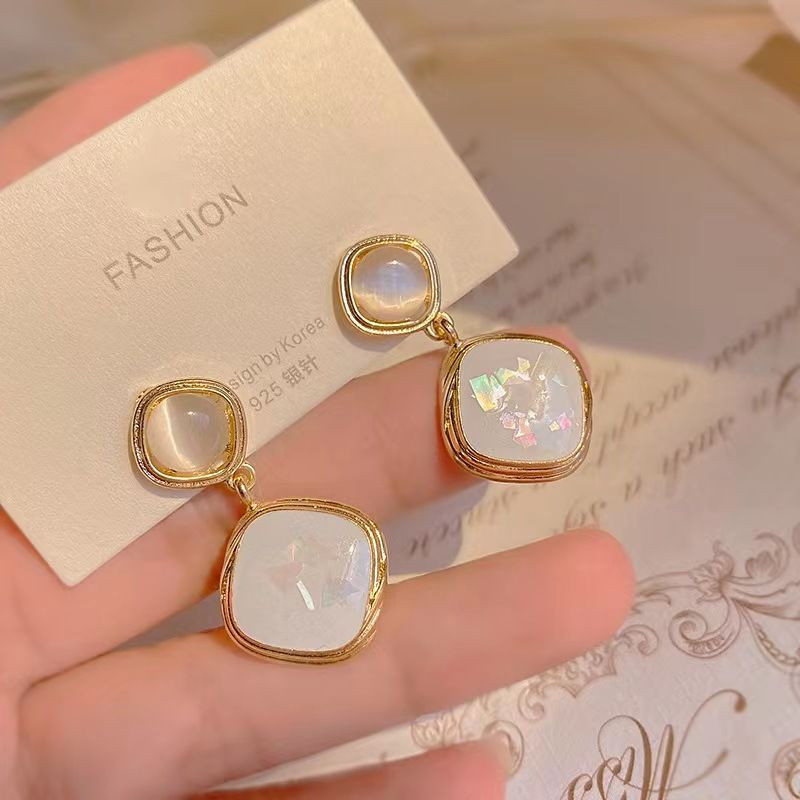 Серьги ювелирный сплав ромбы J11565CJJ Серьги ювелирный сплав ромбы J11565CJJ