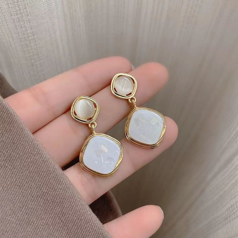 Серьги ювелирный сплав ромбы J11565CJJ Серьги ювелирный сплав ромбы J11565CJJ