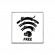 Круглая брошь-чёрный кот с Wi-Fi ASUY38759