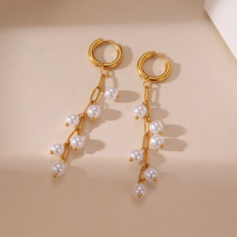 Серьги сталь CJN97426 Серьги сталь CJN97426