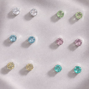 Набор серег циркон ювелирный сплав 1J12319CJJ