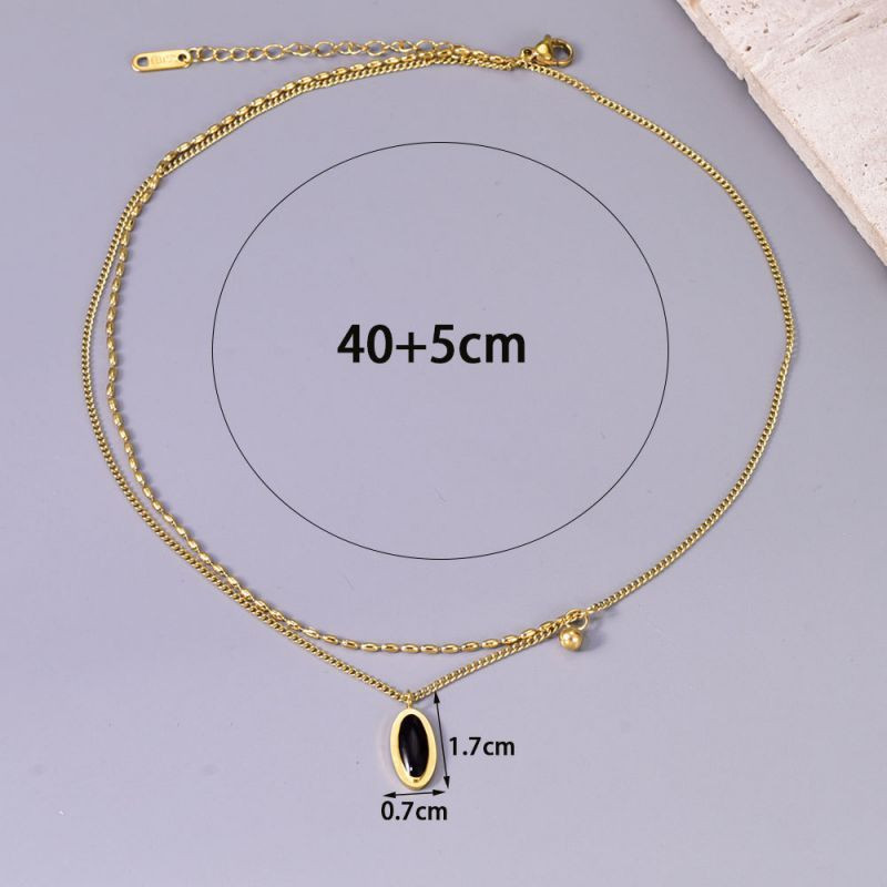 Колье из стали CJP75747 Колье из стали CJP75747