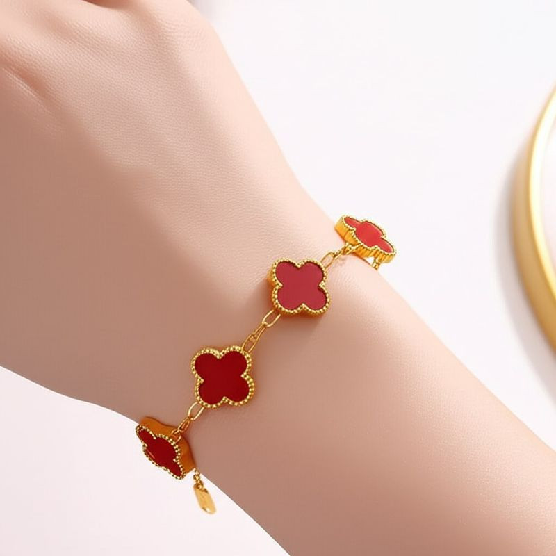 Браслет из титановой стали напыление золотом 1J12038CJJ