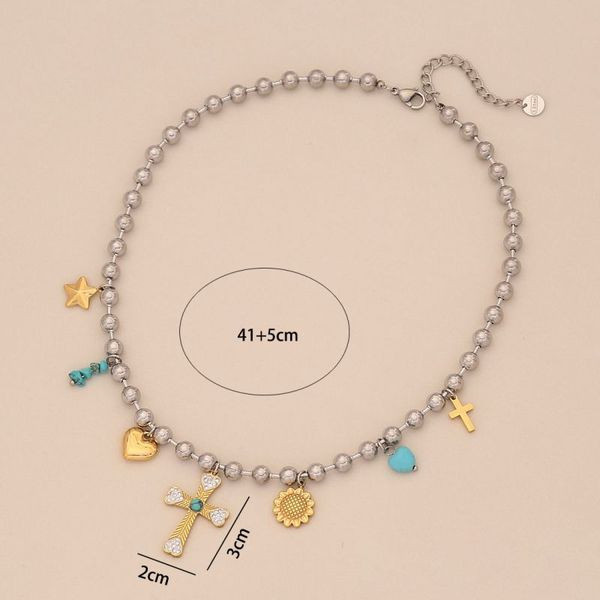 Жемчужный Чокер с декоративными подвесками CJL36346 Жемчужный Чокер с декоративными подвесками CJL36346