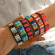 Браслет многорядный из ярких акриловых пластин CJT17329 Браслет многорядный из ярких акриловых пластин CJT17329