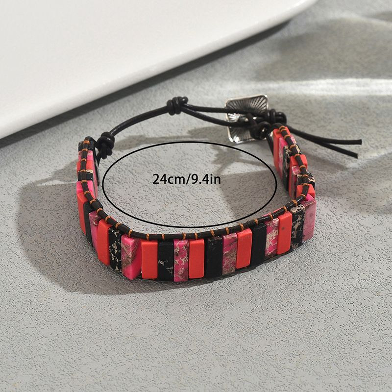 Браслет многорядный из ярких акриловых пластин CJT17329 Браслет многорядный из ярких акриловых пластин CJT17329