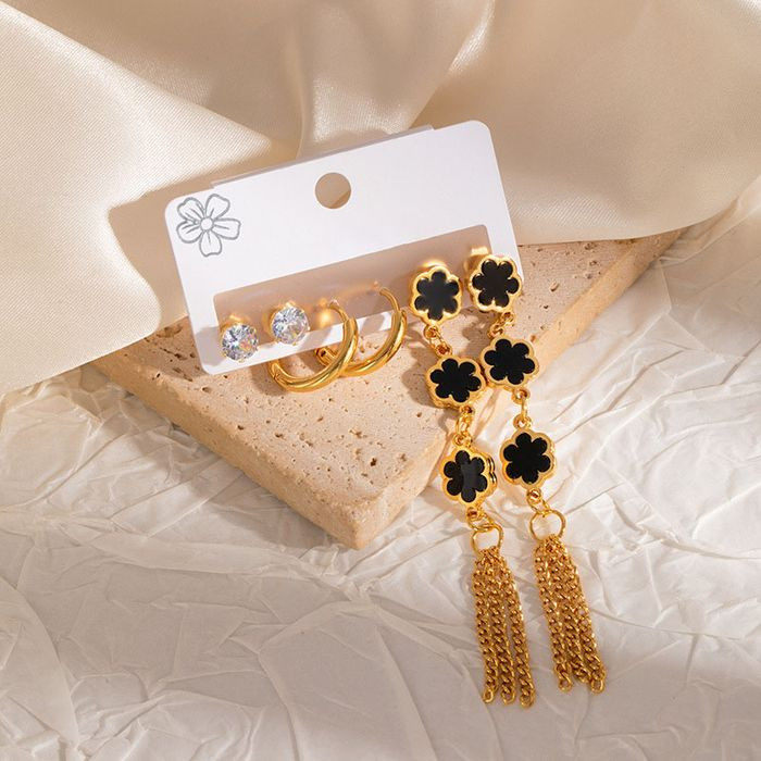 Стальной комплект бижутерии CJM68729 Стальной комплект бижутерии CJM68729