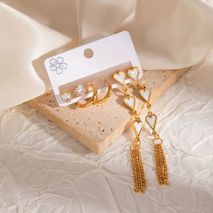 Стальной комплект бижутерии CJM68729 Стальной комплект бижутерии CJM68729