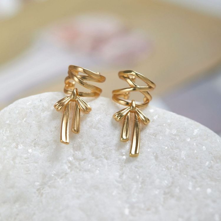 Кафф (1 шт) медь с напылением золотом J10987CJJ