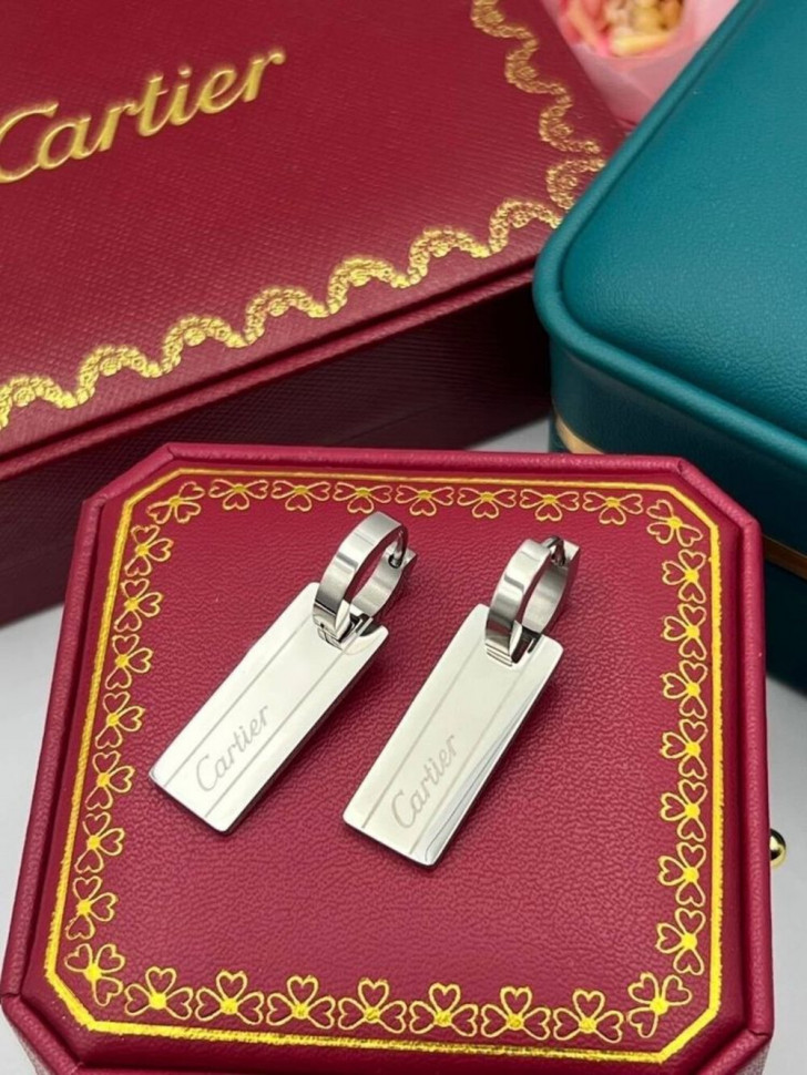 Стальные серьги-пластины в стиле минимализм 1J10894CJJ Стальные серьги-пластины в стиле минимализм 1J10894CJJ