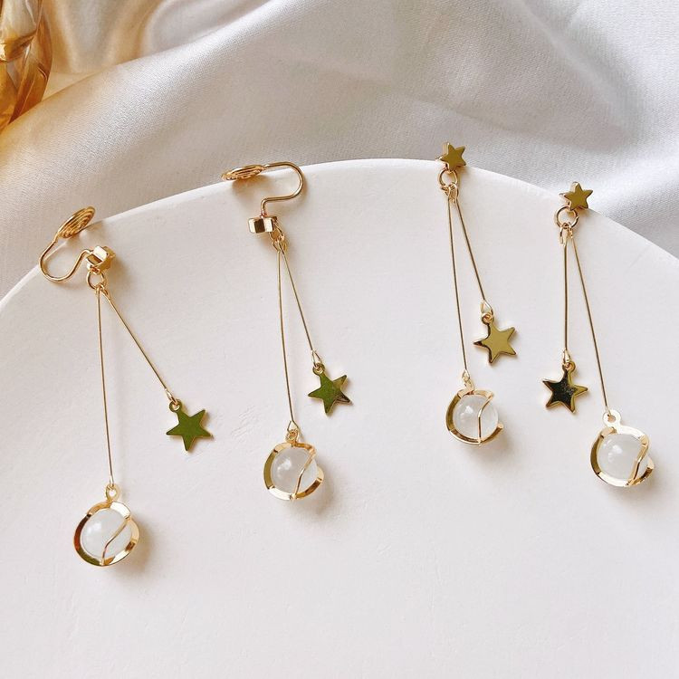 Серьги ювелирный сплав с серебряным гвоздиком J10385CJJ Серьги ювелирный сплав с серебряным гвоздиком J10385CJJ